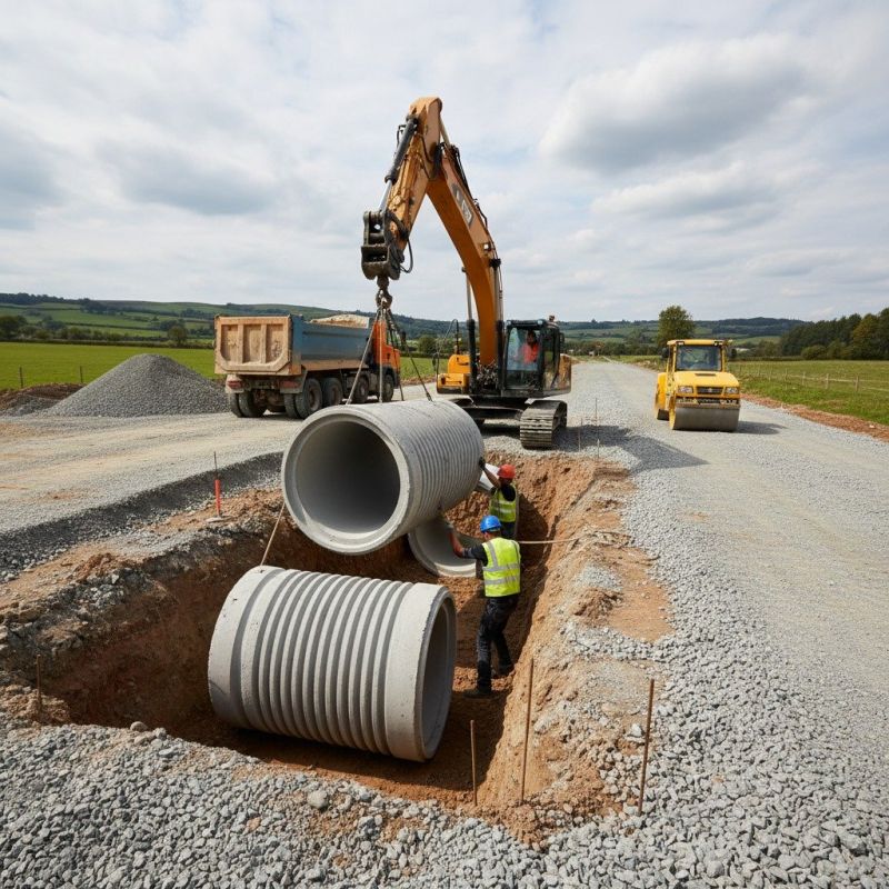 Culvert Pipe Installation